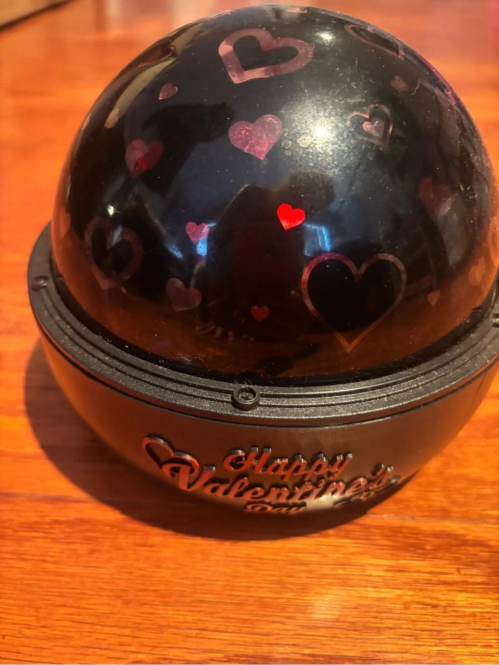 Red Heart Star Projector Night Light -